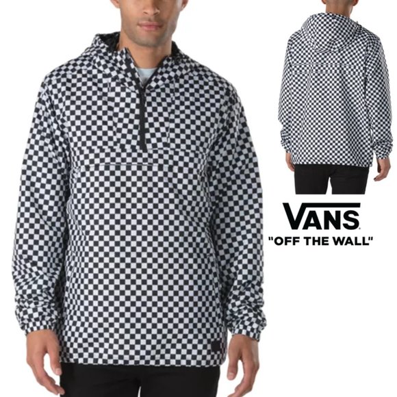 vans checkerboard windbreaker